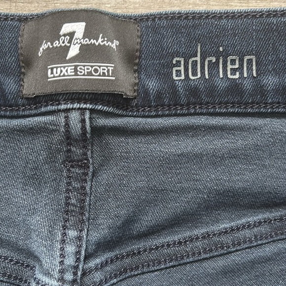 7 For All Mankind Luxe Sport Adrien Fit Sz 33 straight and slim fit - Picture 4 of 11